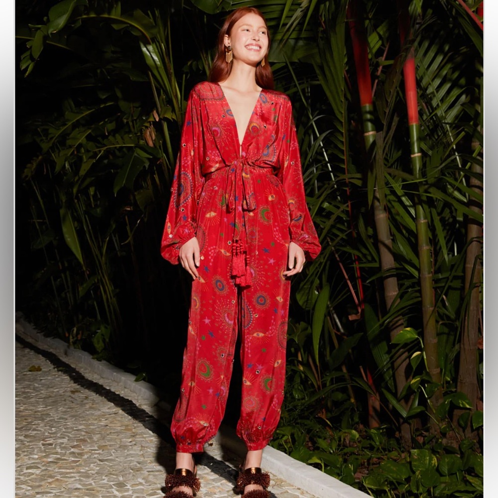 NWT FARM Rio "Mystic Night" Jumpsuit Size S